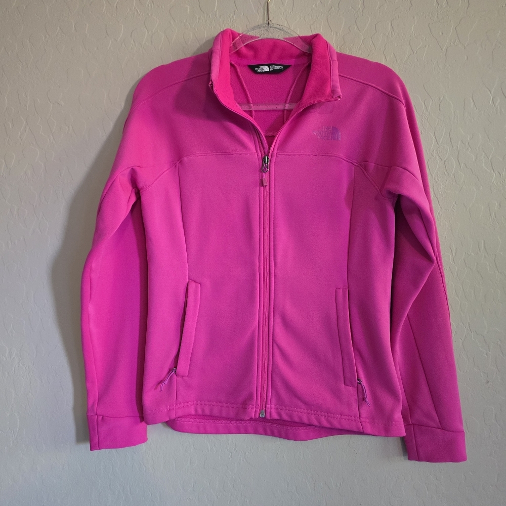 The North Face Hot Pink Full Zip Jacket Size Small